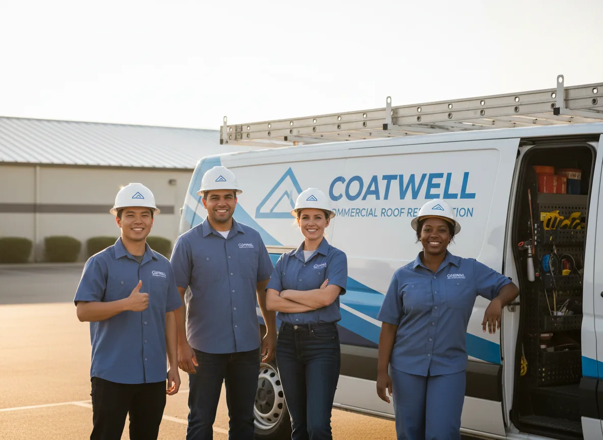 Commercial roof coating company in Danevang, TX